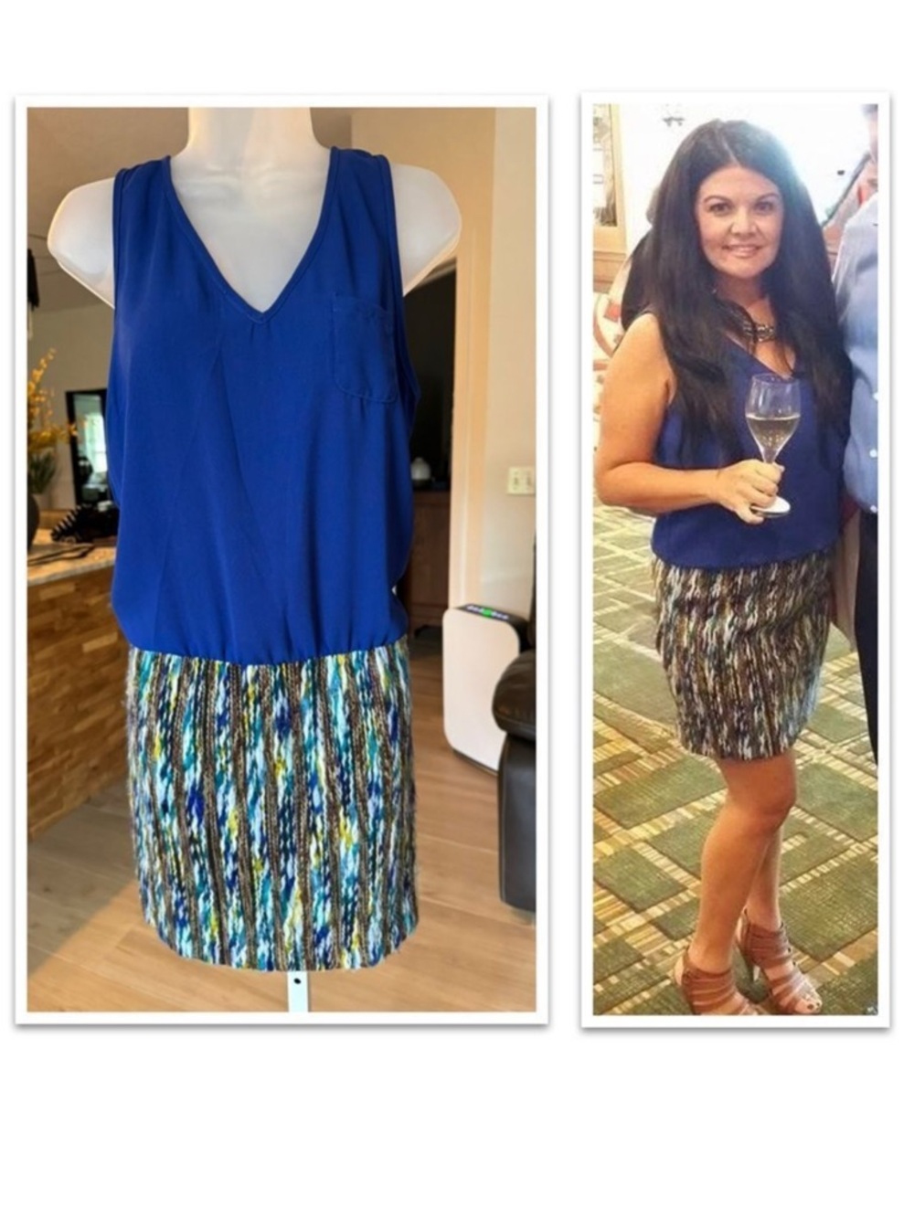 C. Luce Mini Dress. Size Large